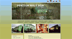 Desktop Screenshot of malydum-penzion.cz